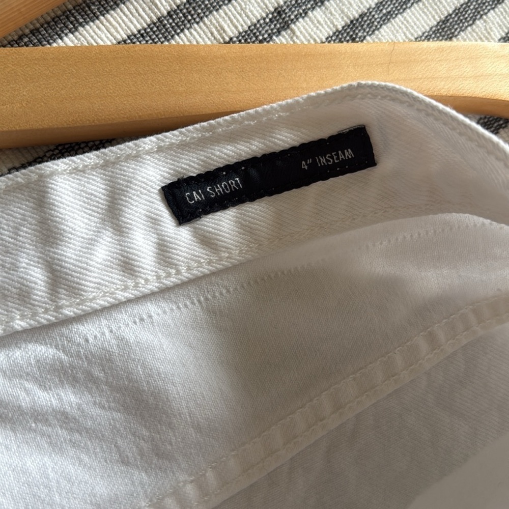 Edwin Women's White Jean Cai 4” Shorts 31 - Picture 7 of 10